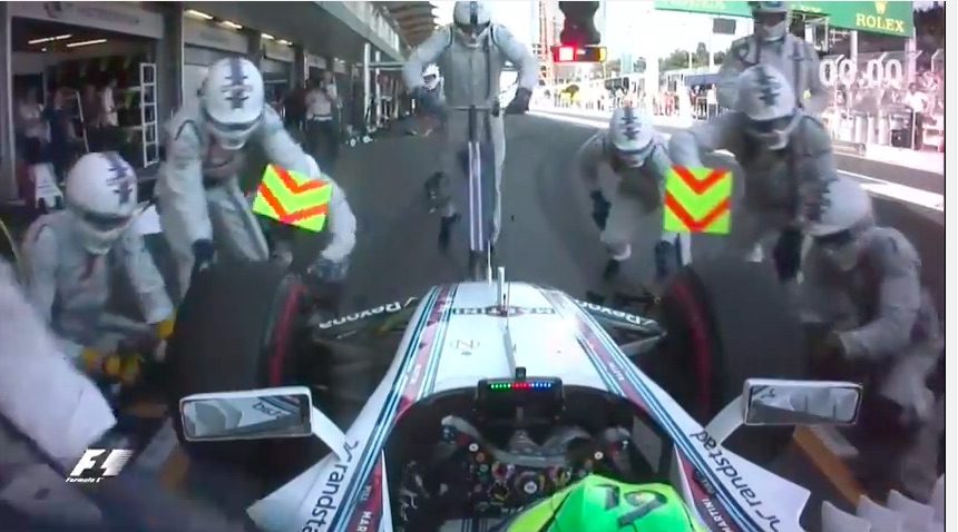 Four Tires And A Full Tank Of Gas In Two Seconds Flat – This F1 Pit Stop Is Incredible