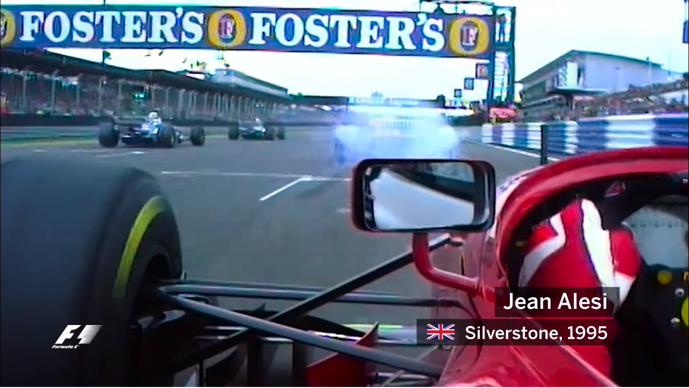 Classic F1 start: Watch Jean Alesi’s ridiculous holeshot at Silverstone in 1995