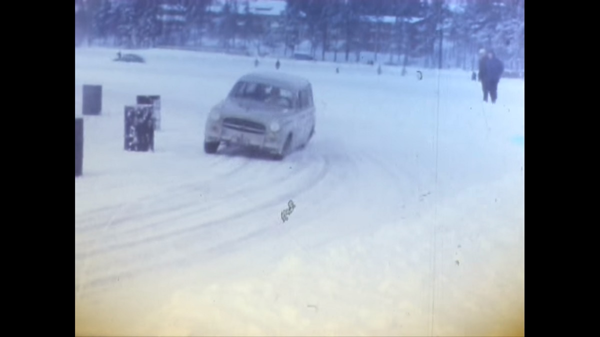 Cool off in the summer heat with this vintage Finnish ice racing home movie