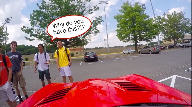 Dropping Jaws 101: Watch The Reactions This Kid Got When He Drove His Viper To School For The First Time!