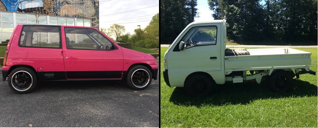 Would You Rather, JDM Suzuki Edition: ‘Hello Kitty’ Alto Works or Carry Microtruck?