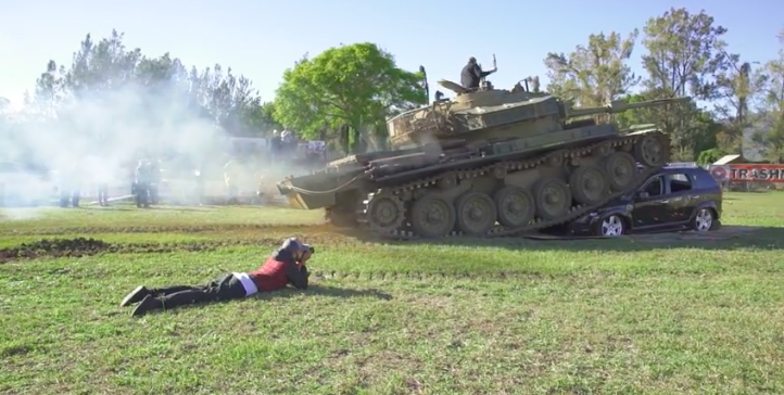 This Australian Couple Got So Annoyed With Their Dodge Journey They Had Someone Drive A Tank Over It (Video)