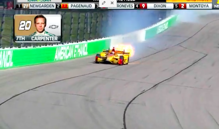 Watch Josef Newgarden absolutely school the entire IndyCar field at Iowa