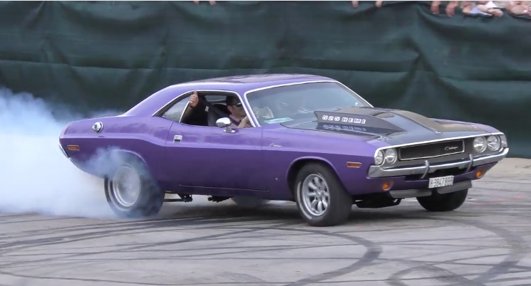 Morning Symphony: Cutting A Hemi-Powered 1970 Dodge Challenger Loose In A Drift Pit!