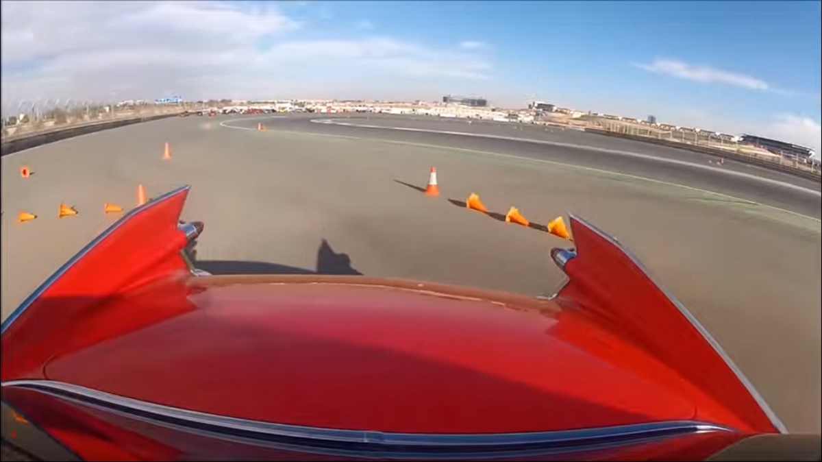 Major Style Points: This 1959 Cadillac DeVille Owner Took the Car Autocrossing in Dubai