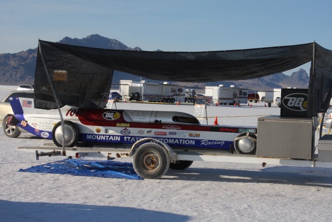 Bonneville Speed Week 2016 Tuesday impound51