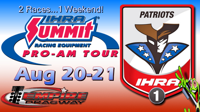 IHRA Pro Am Drag Racing LIVE Right Here, From Empire Dragway