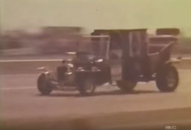 Watch The Munsters Coach Cruise Down The Strip At The 1966 NHRA US Nationals