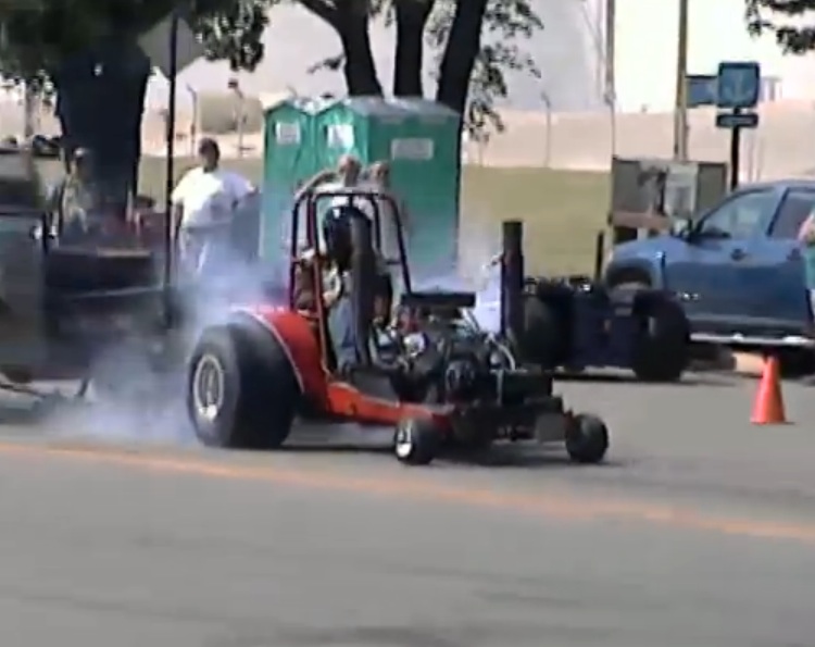 Watching This Big Block Chevy Powered Tractor Puller Drag The Sled On Asphalt With Slicks Is Awesome