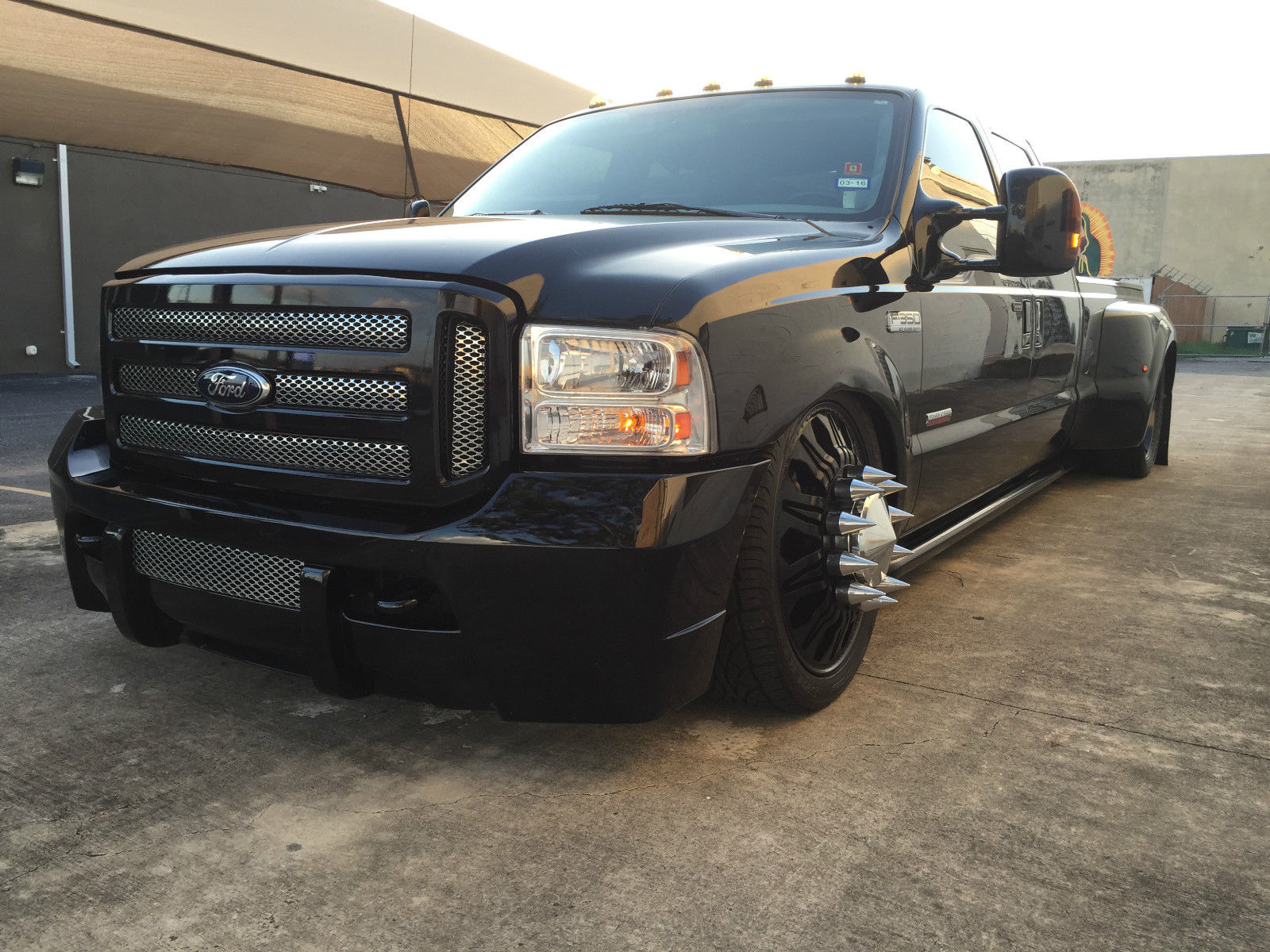 Daily Dually Fix: This Bagged And Suicide Doored Ford F350 Powerstroke Crew Cab Is Awesome!