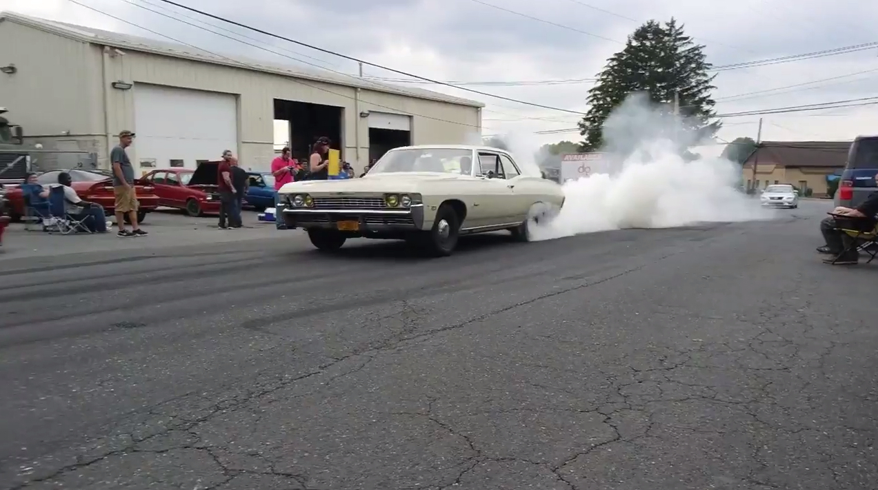 This LS Swapped 1968 Biscayne Does Killer Burnouts