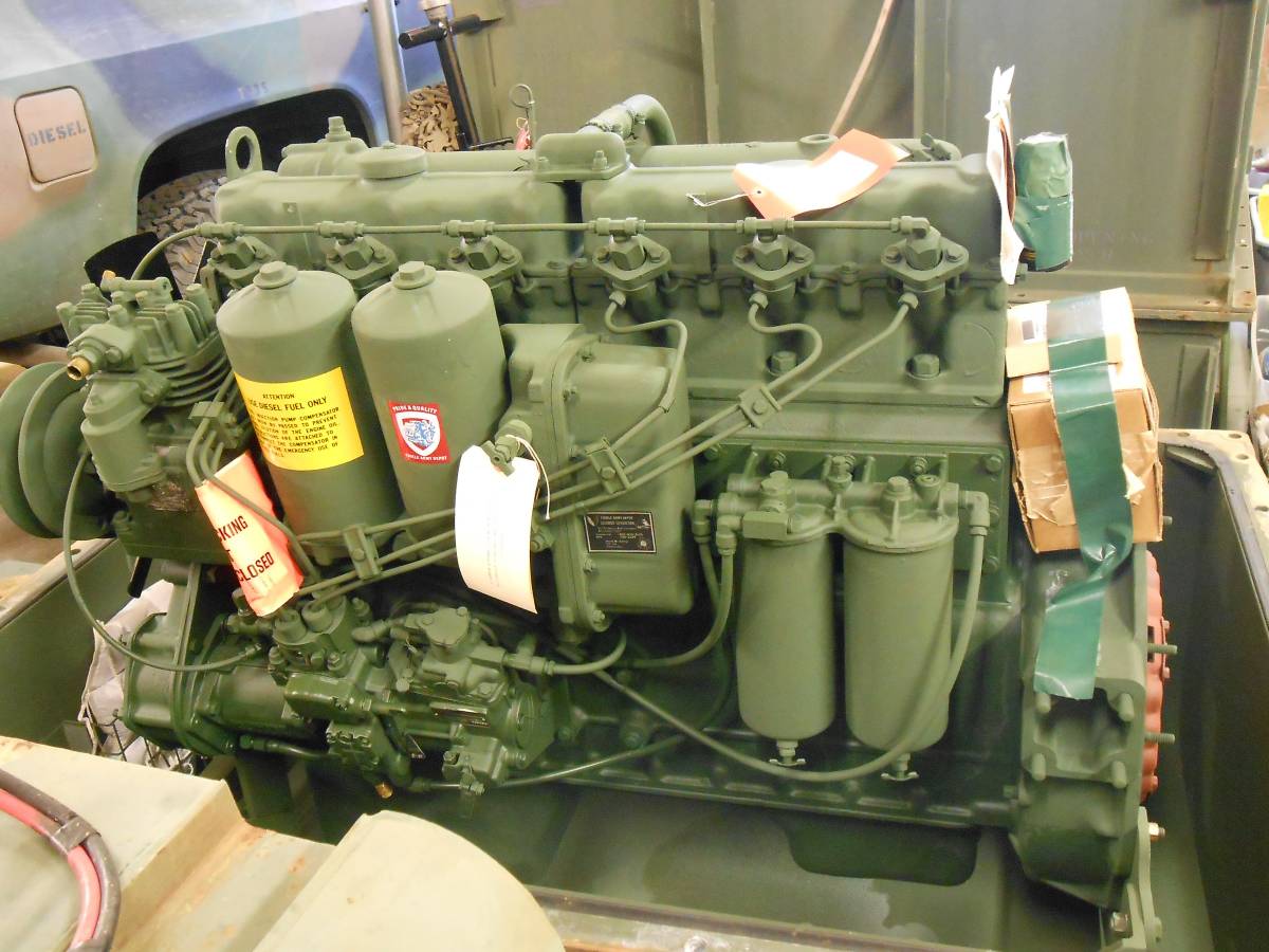 Get A Complete, Reman, M35 Deuce And A Half Multi Fuel Engine Right Here!