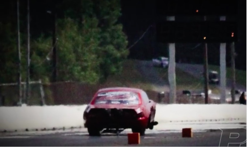 Watch An Outlaw 10.5 Car Run 4.18 and Stop The Clocks On The Rear Tires!