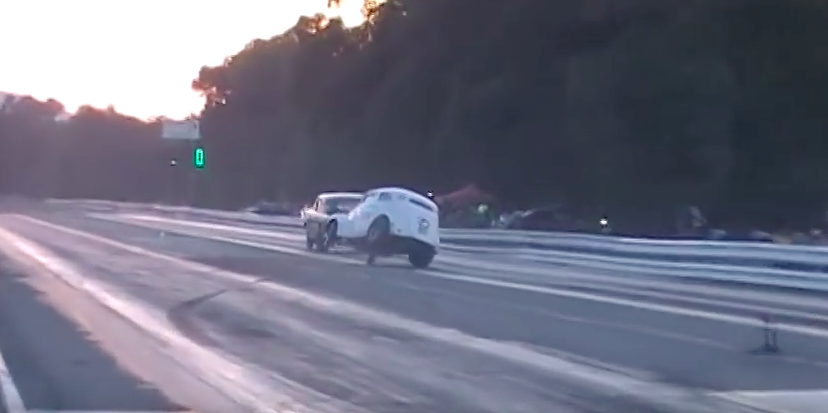 Watch Donovan Stott Make The Drag Racing Save Of The Year In His White Trash Gasser!