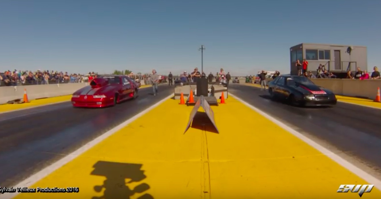 Watch Cedric Beaulieu Make An Amazing Save At The Top End Of The Drag Strip In Mirabel, Quebec – Nuts!