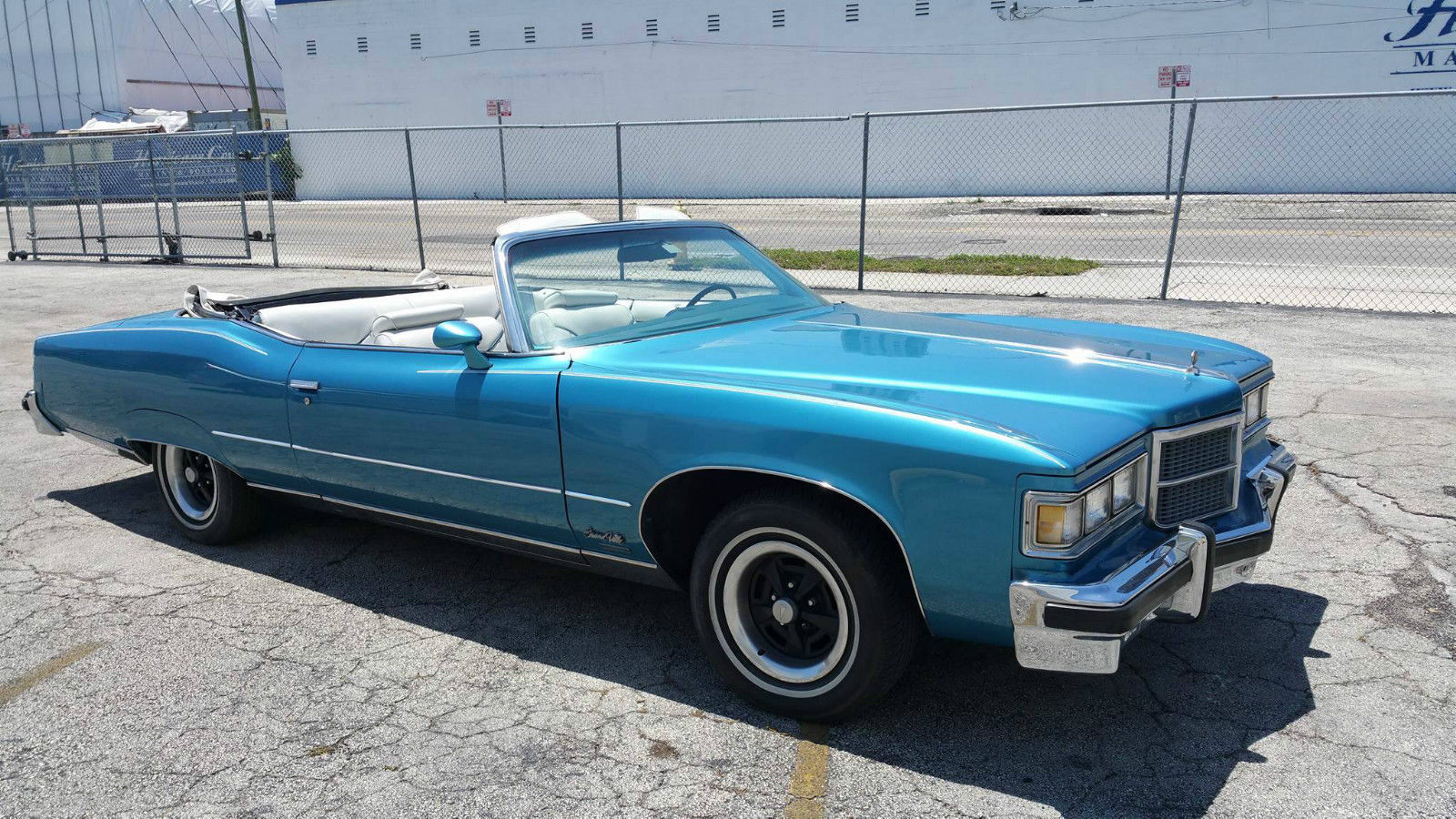 Cruising Through Fall In Style! This 1975 Pontiac Grand Ville Droptop Is The Perfect Way To Enjoy Autumn!
