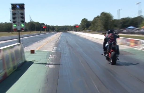 Would You Be Brave Enough To Drag Race A Suicide-Shifted Chopper Down The Strip?