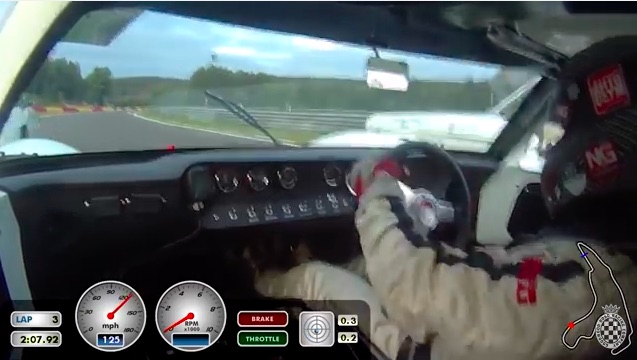 Ride In A Screaming 289 Powered GT40 As It Tears Around Spa And Makes An Insanely Tight Pass