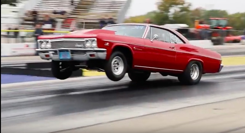 Is There Anything Better Than Watching A 1966 Chevy Impala Going Wheels-Up At Launch? We Don’t Think So…Check This Out!