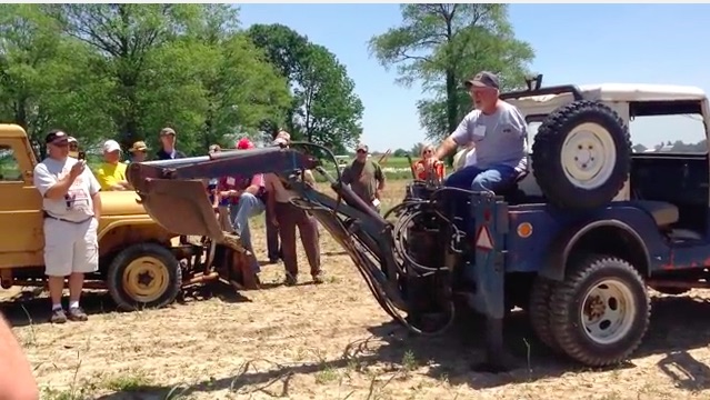 Video Bonanza: Willys Jeeps Doing Cool Stuff – Plowing Fields, Digging Holes, Running Saws!