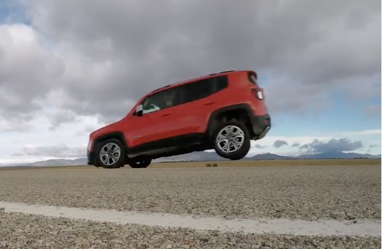 Putting The “Panic” In Panic Stopping: Apparently, Jeep Renegades Can Do A Stoppie With Enough Speed!