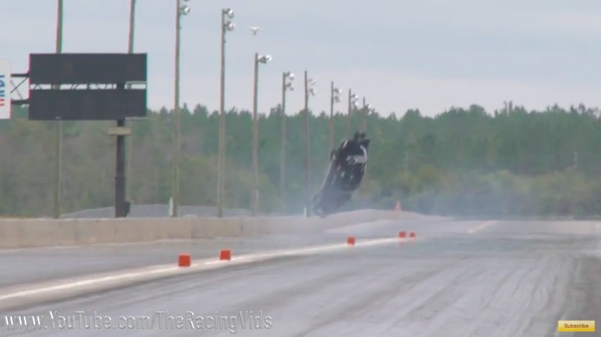 Watch The Massive Marty Stinnett Mustang Wreck At No Mercy 7 – He Walked Away