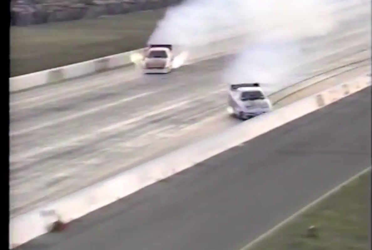 Watch One Of The Best Funny Car Final Rounds Ever – Pedregon VS Force At Dallas ’92!