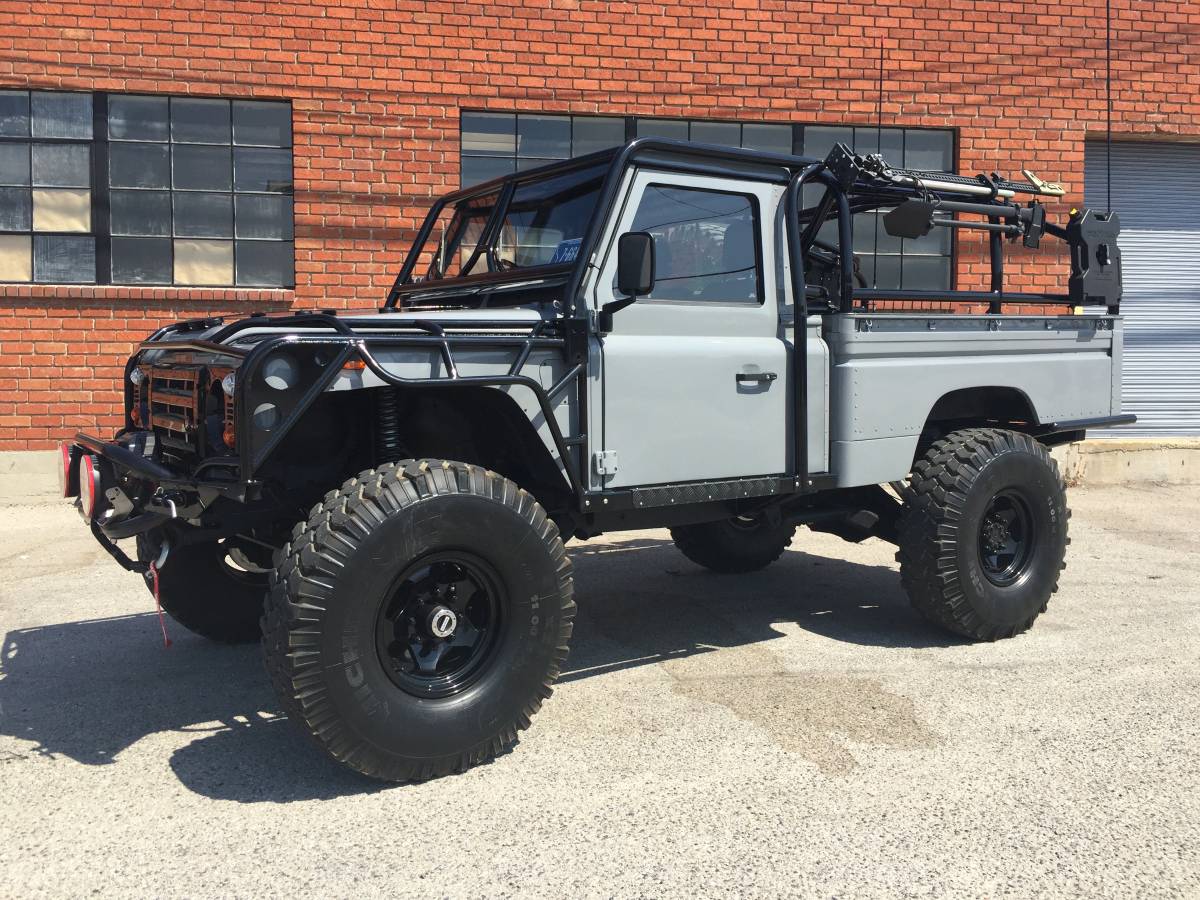 A Turbodiesel Land Rover Defender Pick Up Truck