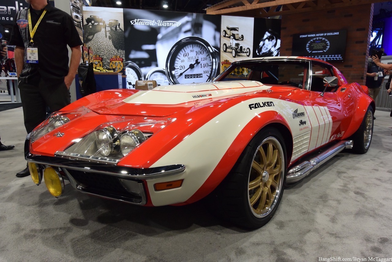 Bangshift Com Sema 16 Victory Speed Equipment S 1970 Corvette Built By Hot Rod Chassis And Cycle Bangshift Com