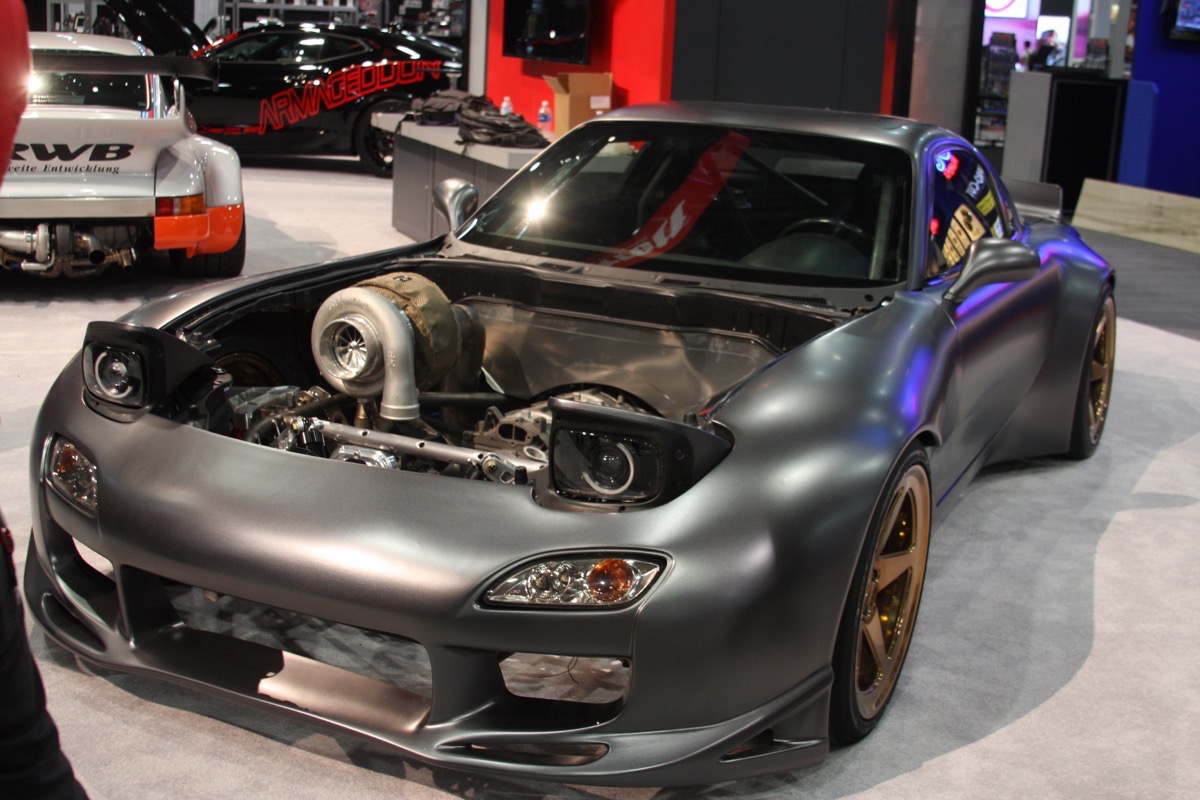 SEMA 2016: This RX7 Is A Build In Progress And The Car Is Completely Bonkers