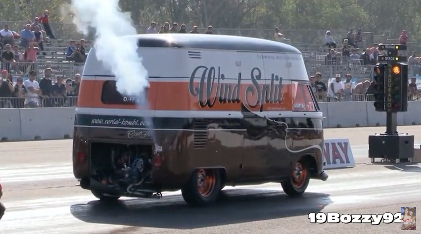 The Wind Split VW High Top Van Is A Nitrous Huffing Bad Ass