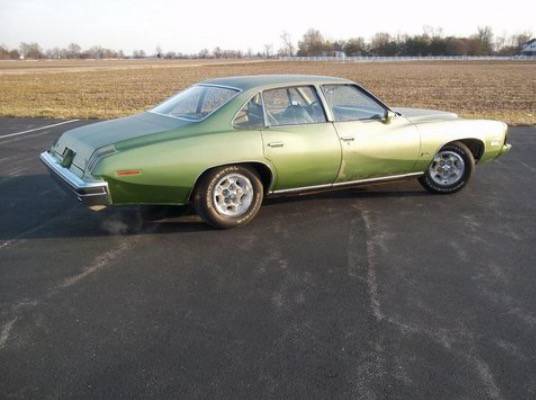 Unicorn Sighting: The 400/4-speed 1974 Pontiac Grand Am Is Back Up For Sale! Moonshine Runners, Your Car Has Arrived!