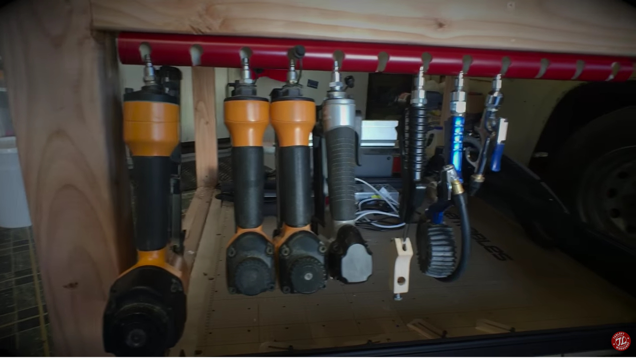 BangShift.com Heres A DIY Air Tool Holder You Can Make At Home With  Scraps, But That Really Kicks Ass - BangShift.com