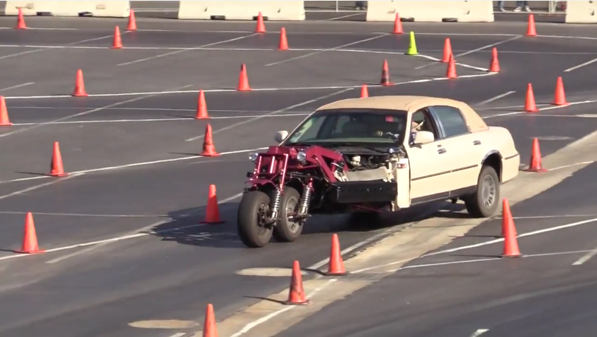 This Lincoln Town Car Might Be The Weirdest Thing I’ve Ever Seen On An Autocross Course