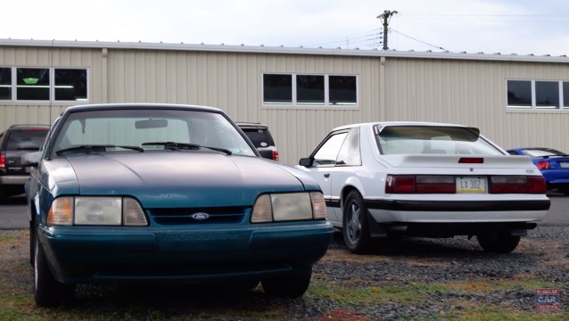 Two-For-One Deal: Regular Car Reviews Checks Out Two Fox-Body Mustangs To Sort Out Their Feelings