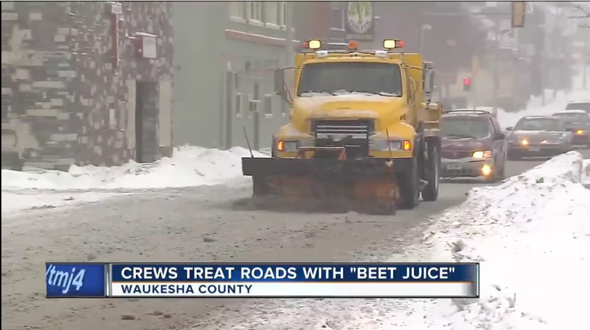 They Are Using Beet Juice To Melt Ice On Wisconsin Roads?