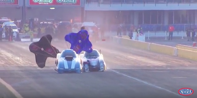 2016 Drag Racing Memories: Shane Westerfield and Jeff Jones Nearly Marry Two Funny Cars In Dallas