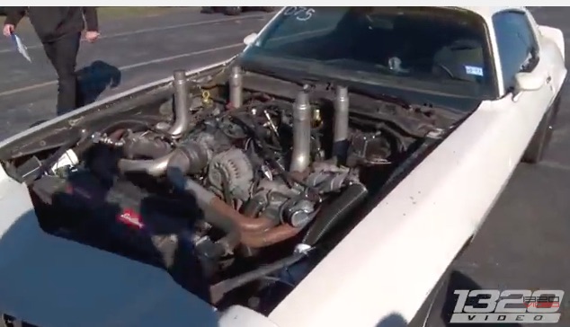 How About A Four Turbo LS Camaro For Fun?! This Car Is Neat And The Kid Is Having Fun!