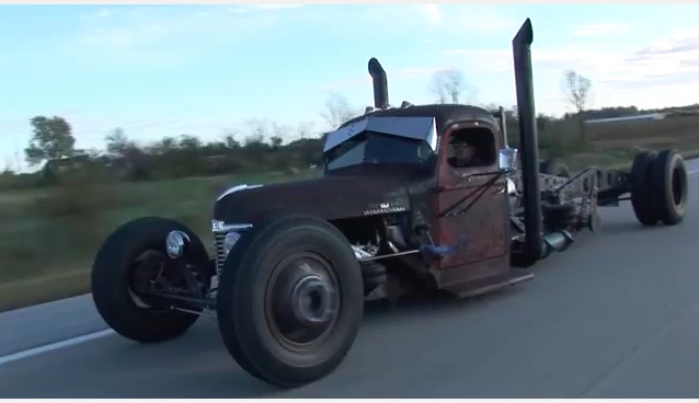 The Cummins Powered, Air Bagged, Low Riding, Rat Rig Is Awesome (Video)