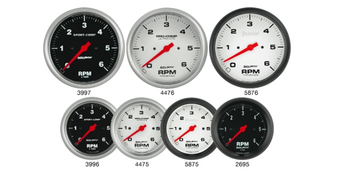 AutoMeter Low-Rev Tachometers – 0-6,000 RPM With Precision