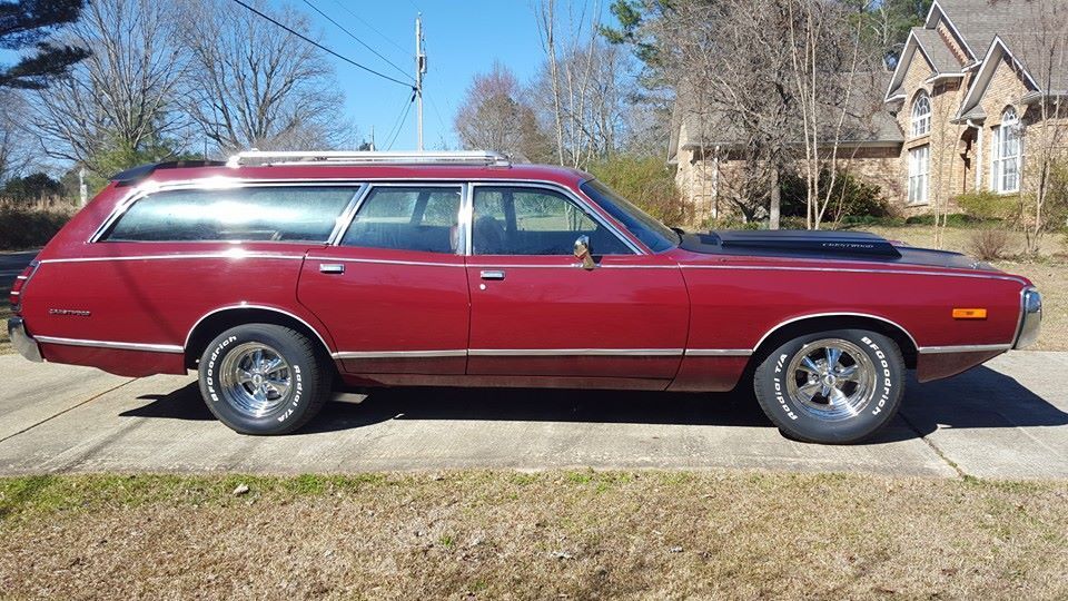 This 1972 Dodge Coronet Crestwood Wagon Is A Seldom Seen Early 70s Barge!