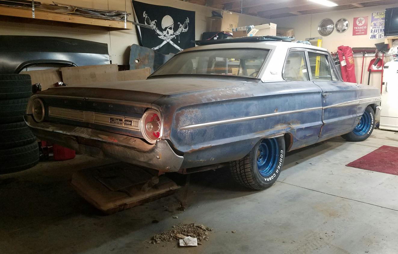 BangShift Project Files: This 1964 Ford Galaxie 500 Was Loaded With Mud When Found!