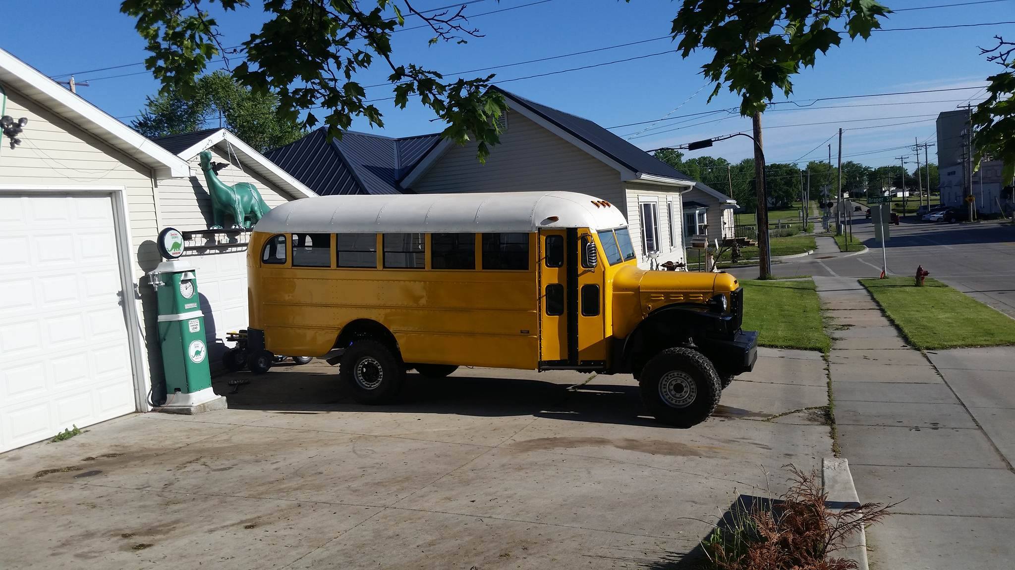 Power Wagon Week: Sorry, Kids, But This Power Wagon School Bus Will Get You To Class On Time!