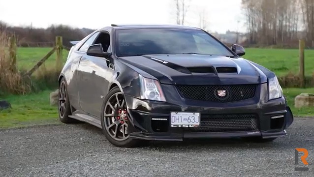 What Better Car To Cruise On A Beautiful Winter’s Day Than A Cadillac CTS-V Coupe With 800 Horsepower?