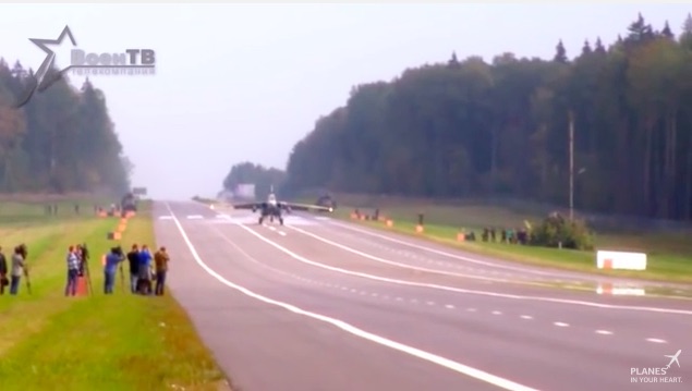 This VideoOf Fighter Jets Landing And Taking Off On A Highway In Belarus Is Cool