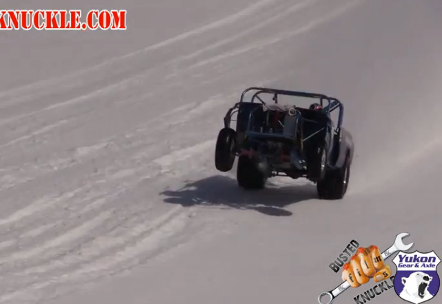 This 1100hp Tube Chassis Chevy Blazer Takes Flights And Pulls Wheelies Up A Ski Slope Like A Total Boss