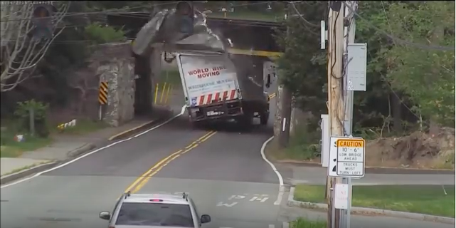 Disaster Bridge Video: This 11’8″ Span In Massachusetts Eats Trucks and Bad Drivers For Lunch!