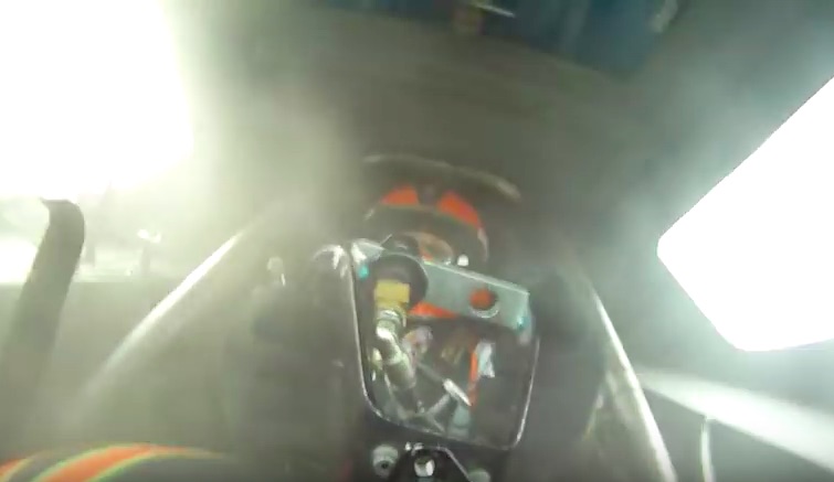 Take A Ride In A Nostalgia Nitro Funny Car Down The Track! Laurie Cannister Is Driving