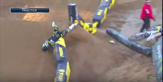 Watch Jeremy Martin Suffer A Scary Motocross Wreck And Land On His Feet!