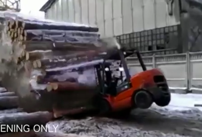 Wild Russian Video: Watch This Sawmill Worker Cut A Cable And Nearly Kill Everyone